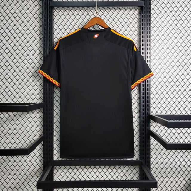 Camisa Roma Preta 23/24 - Versão Torcedor