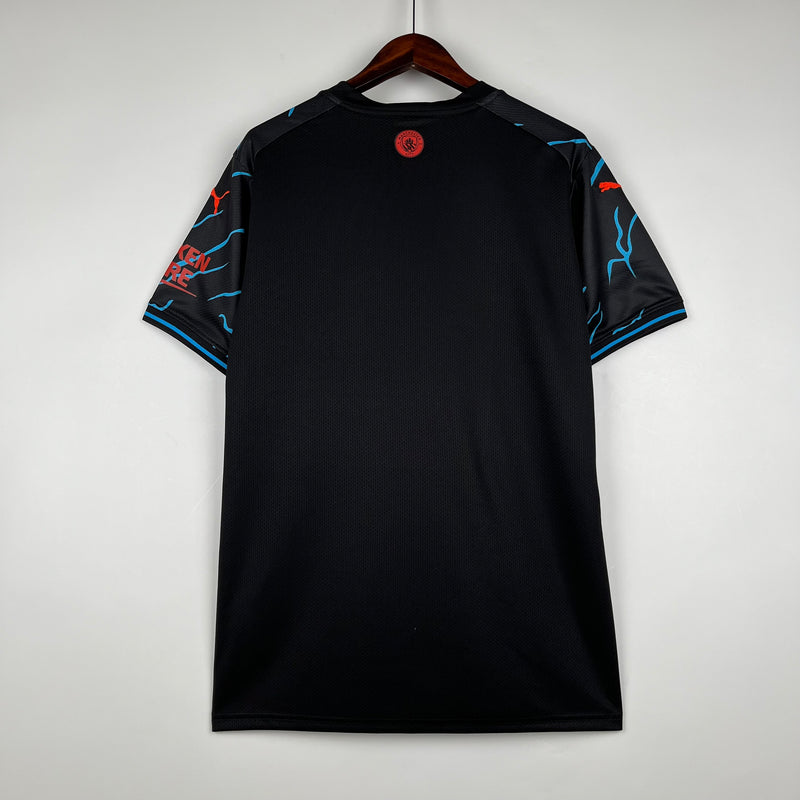 Camisa Manchester City Preta 23/24 - Torcedor Masculina