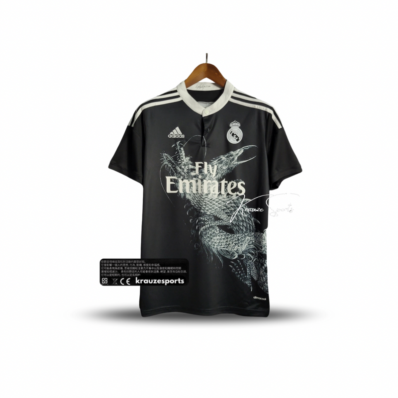 camisa do real madrid de dragão 14/15 retro