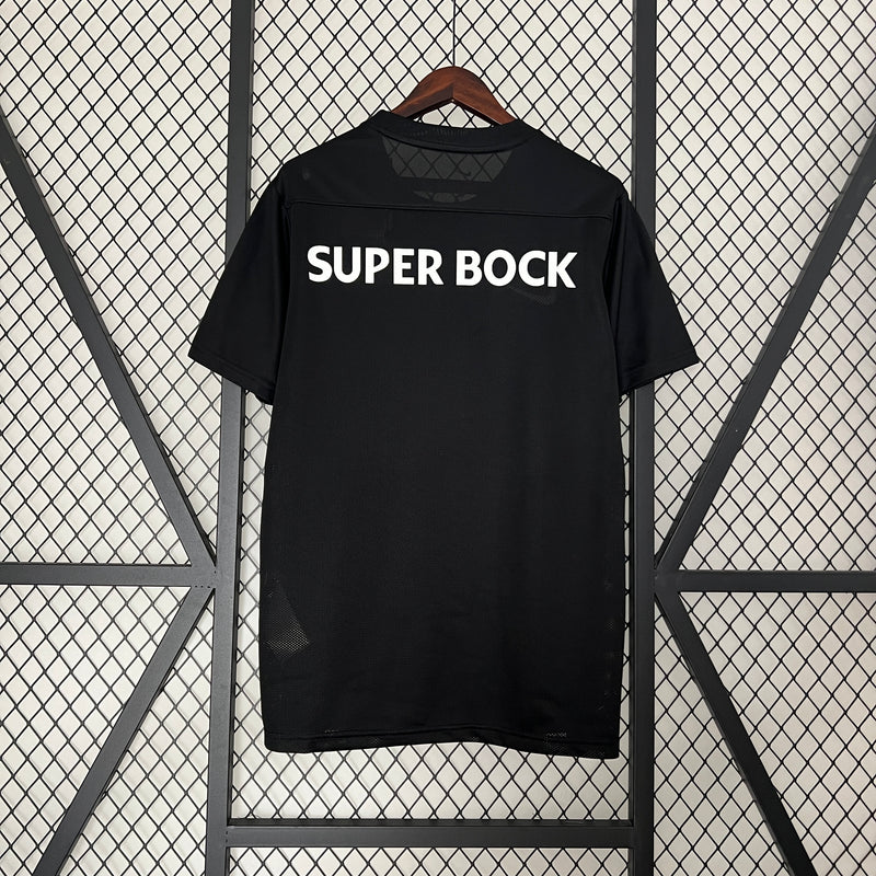 Camisa Sporting Preta 23/24 - Versão torcedor