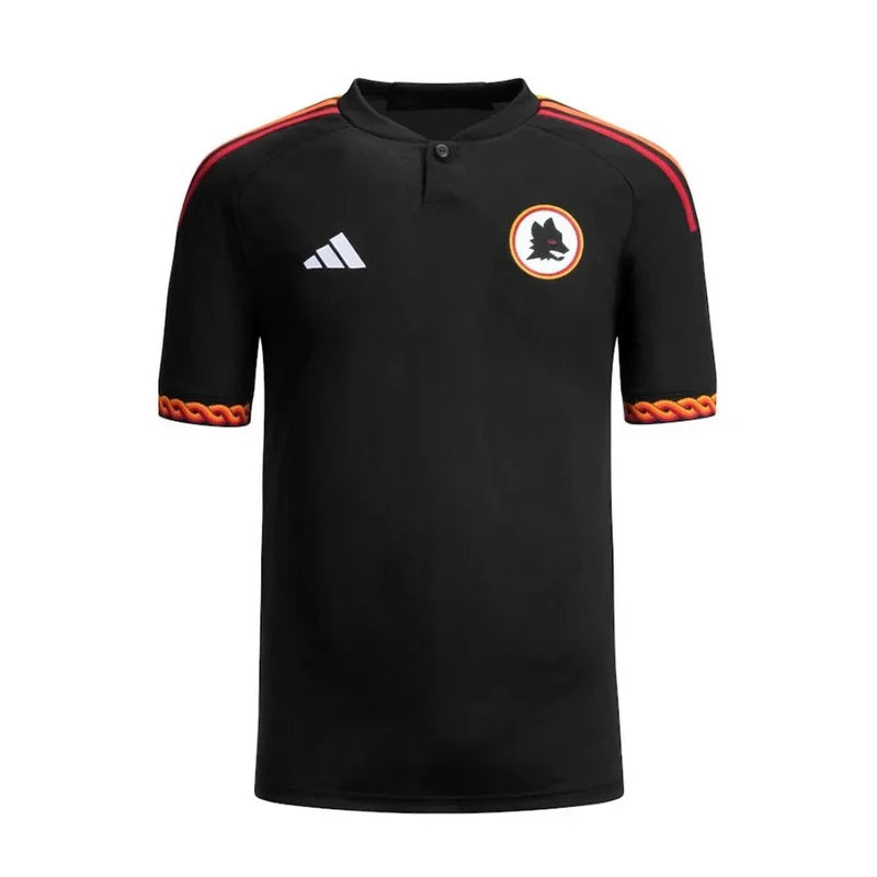 Camisa Roma Preta 23/24 - Versão Torcedor