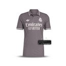 Camisa Real Madrid preta com gola - 24/25 - Versão Torcedor