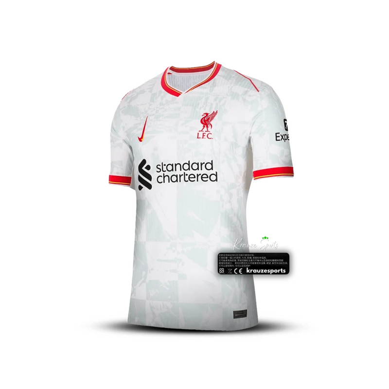 Camisa Liverpool - Branca 24/25 - Versão Torcedor