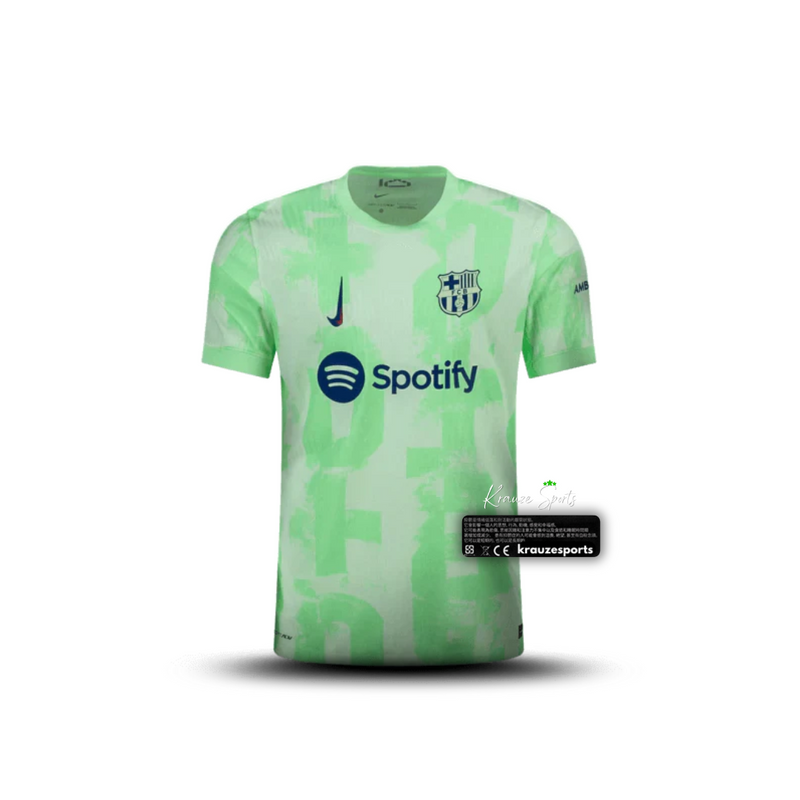 Camisa Barcelona 24/25 - Verde - Versão torcedor