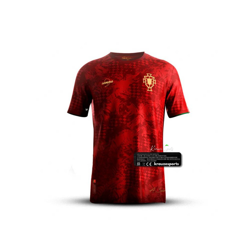 Camisa The Siu 2.0 Cristiano Ronaldo - Comma Football - Vermelha - Versão torcedor