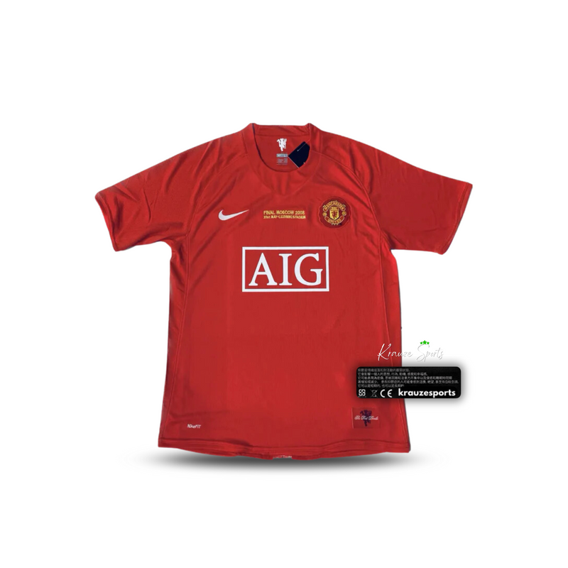 Camisa Manchester United 07/08 - Versão Retrô