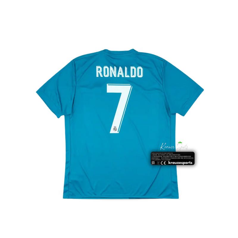 Camisa Real Madrid 17/18 Azul - Versão Retro