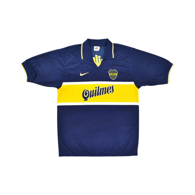 Camisa Boca Juniors I 1996/1997 Retrô Azul Masculina