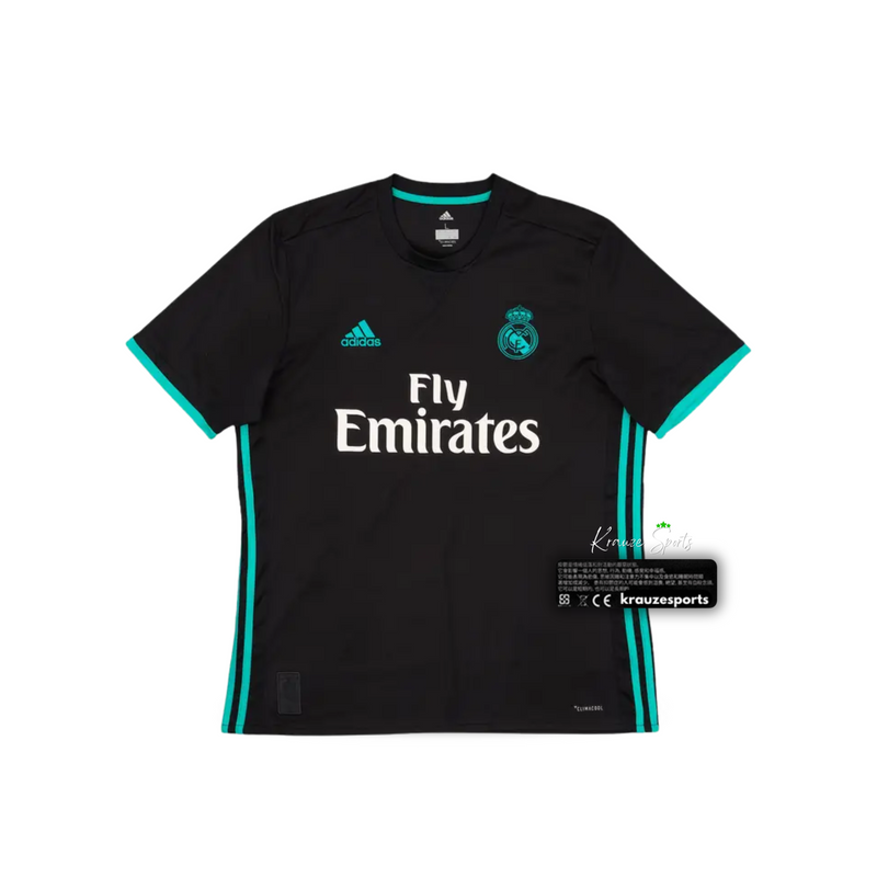 Camisa Real Madrid 2018/19 Preta - Versão Retro