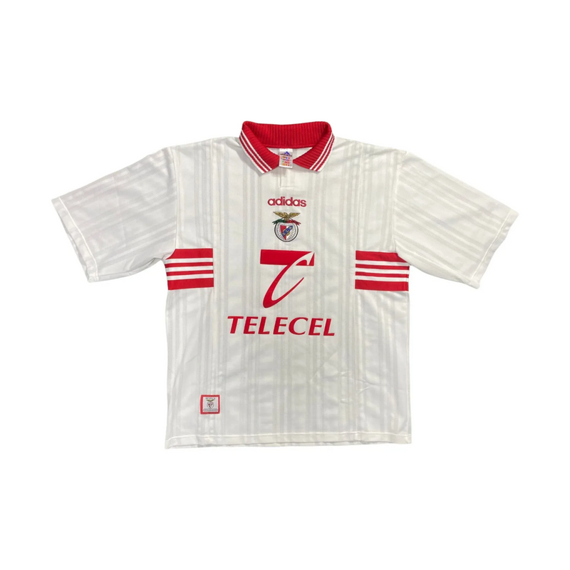 Camisa Benfica II 1997/1999 Retrô Branca Masculina