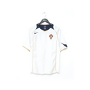 Camisa Seleção Portugal II 2004 Retrô Branca Masculina