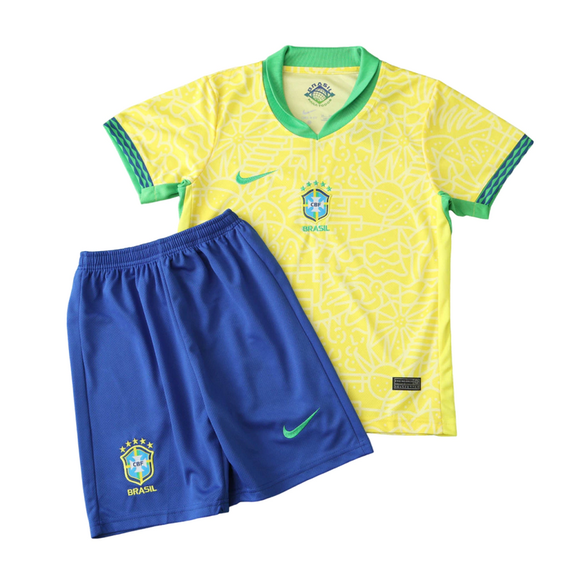 Kit Infantil Brasil 2025 - Amarelo