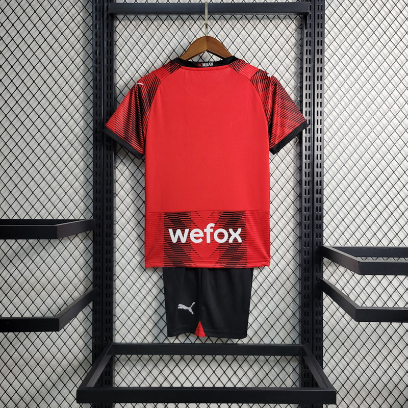 Kit Infantil AC Milan Home 23/24-Krauze Sports