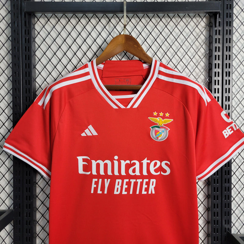 Camisa Benfica Home 23/24 - Torcedor Masculina - Lançamento-Krauze Sports