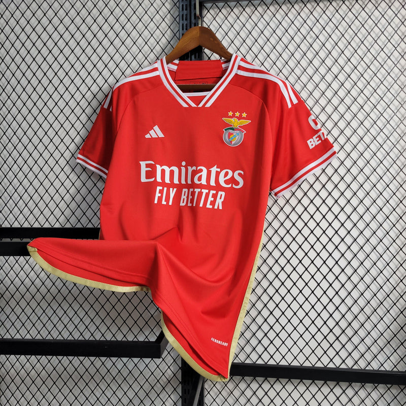 Camisa Benfica Home 23/24 - Torcedor Masculina - Lançamento-Krauze Sports