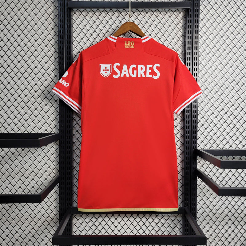 Camisa Benfica Home 23/24 - Torcedor Masculina - Lançamento-Krauze Sports