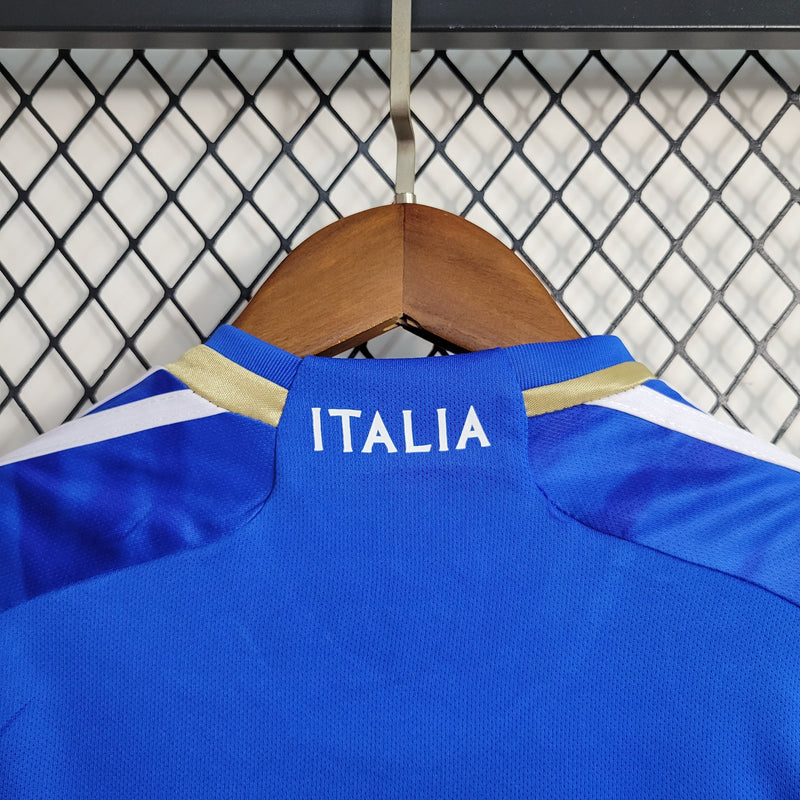Kit Infantil Itália Titular 23/24-Krauze Sports
