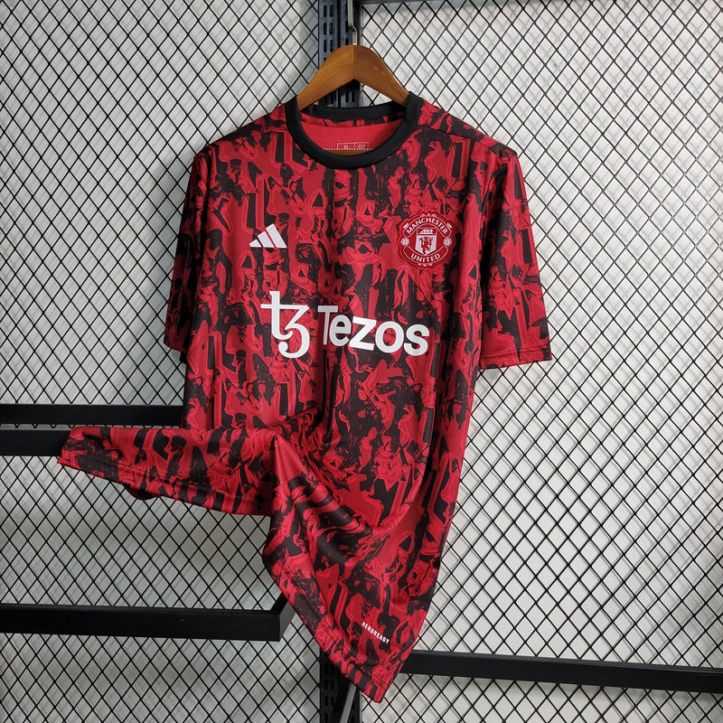 Camisa Manchester United Treino 23/24 - adidas Torcedor Masculina - Lançamento-Krauze Sports