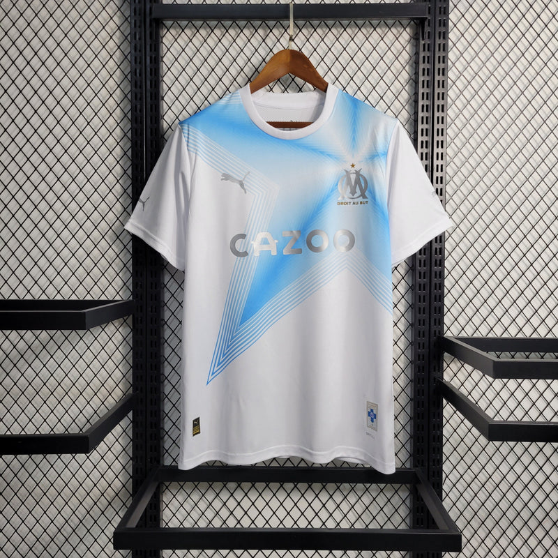 Camisa Olympique Marseille 23/24 - Puma Torcedor Masculina - Lançamento-Krauze Sports