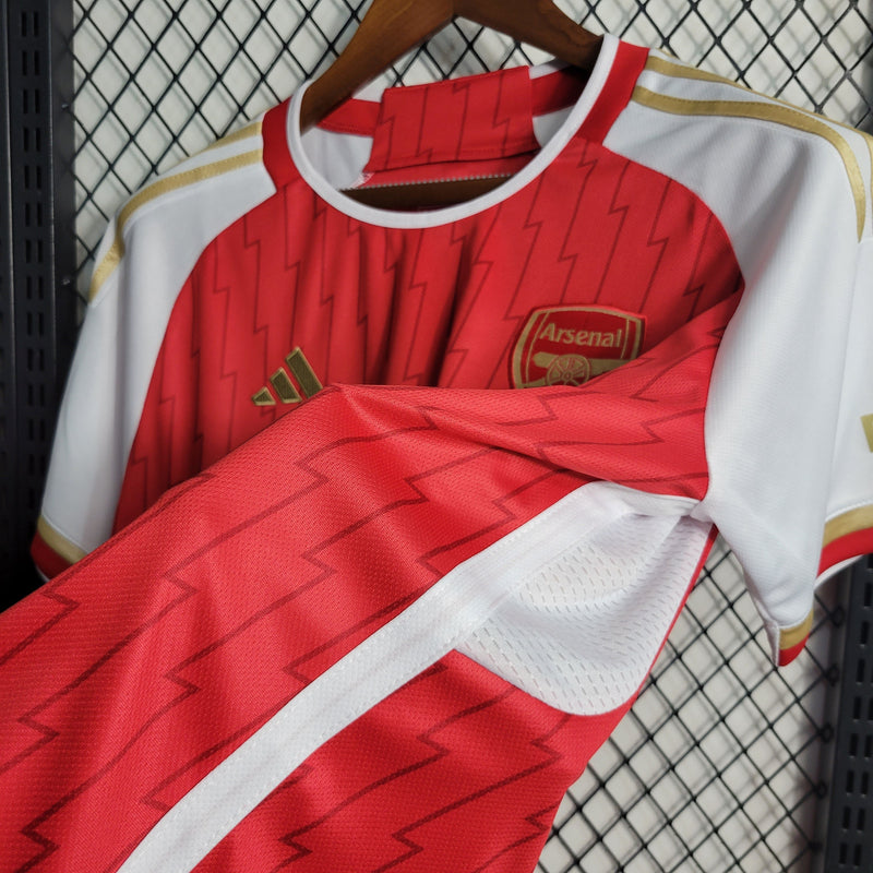 Camisa Arsenal Home 23/24 - Torcedor Masculina - Lançamento-Krauze Sports