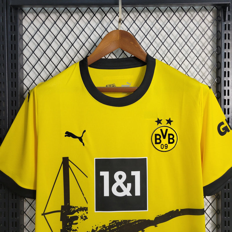 Camisa Borussia Dortmund Home 23/24 - Puma Torcedor Masculina - Lançamento-Krauze Sports