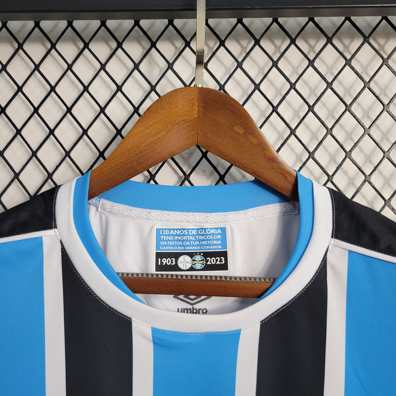 Camisa Grêmio Home 23/24 - Umbro Torcedor Masculina - Lançamento-Krauze Sports