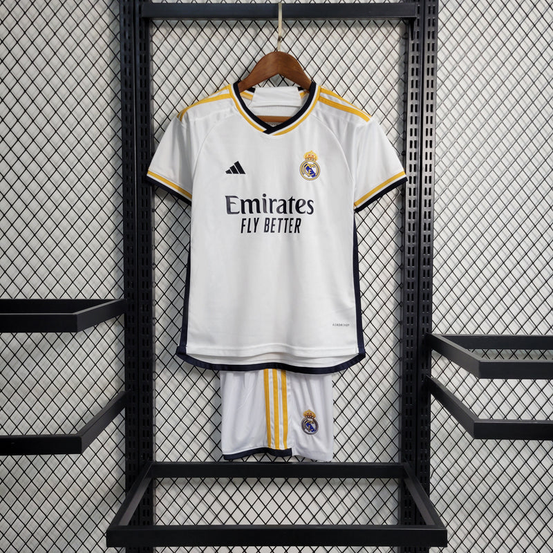 Kit Infantil Real Madrid Titular 23/24-Krauze Sports