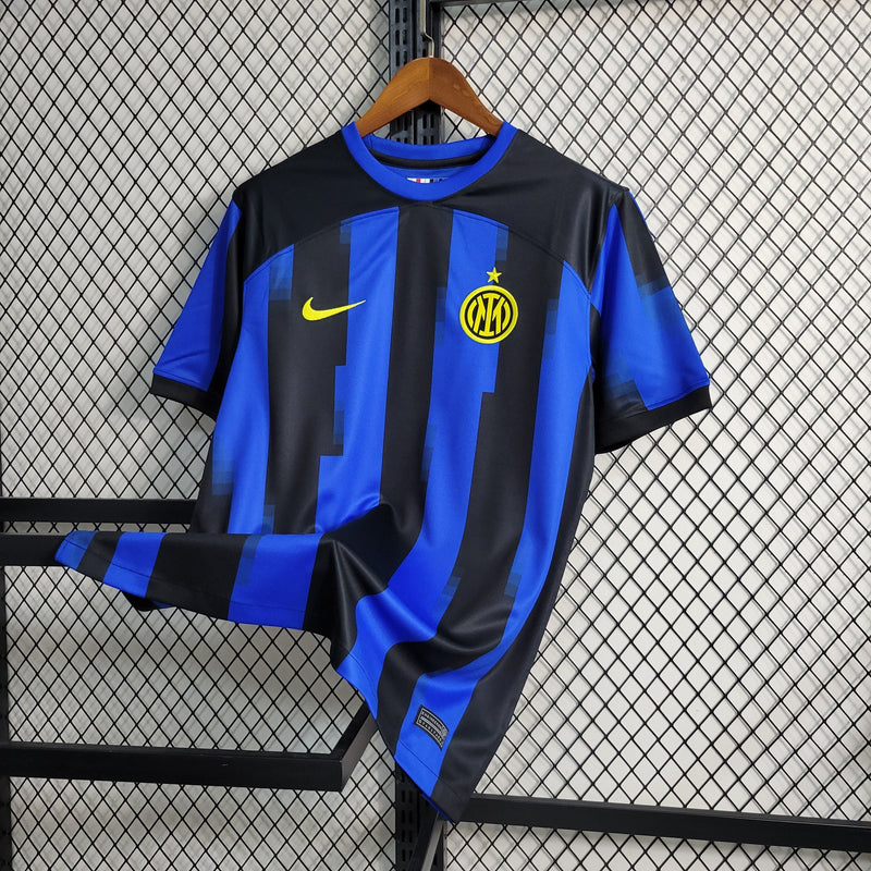 Camisa Inter de milão Home 23/24 - Torcedor Masculina - Lançamento-Krauze Sports