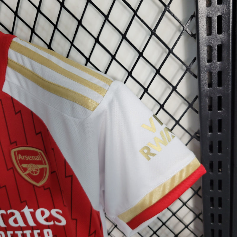 Kit Infantil Arsenal Titular 23/24-Krauze Sports