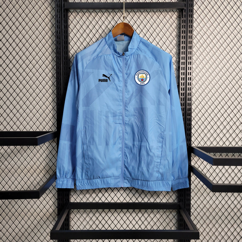 Jaqueta Corta Vento Manchester City 23/24 - Azul-Krauze Sports