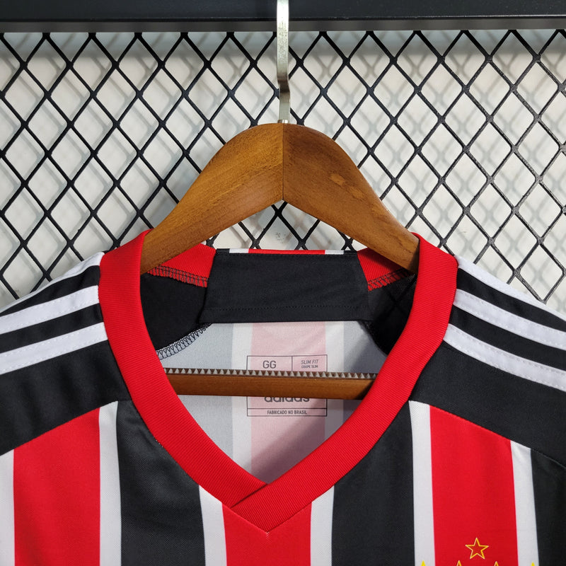 Camisa São Paulo Home 23/24 - Torcedor Masculina - Lançamento-Krauze Sports