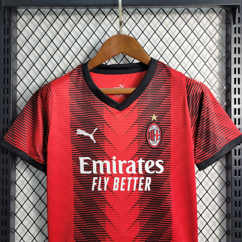 Kit Infantil AC Milan Home 23/24-Krauze Sports