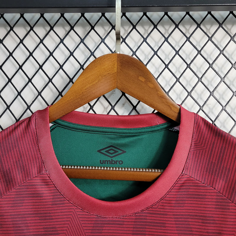 Camisa Fluminense Treino 23/24 - Umbro Torcedor Masculina - Lançamento-Krauze Sports
