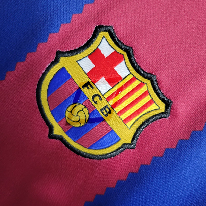 Camisa Barcelona Home 23/24 - Feminina-Krauze Sports