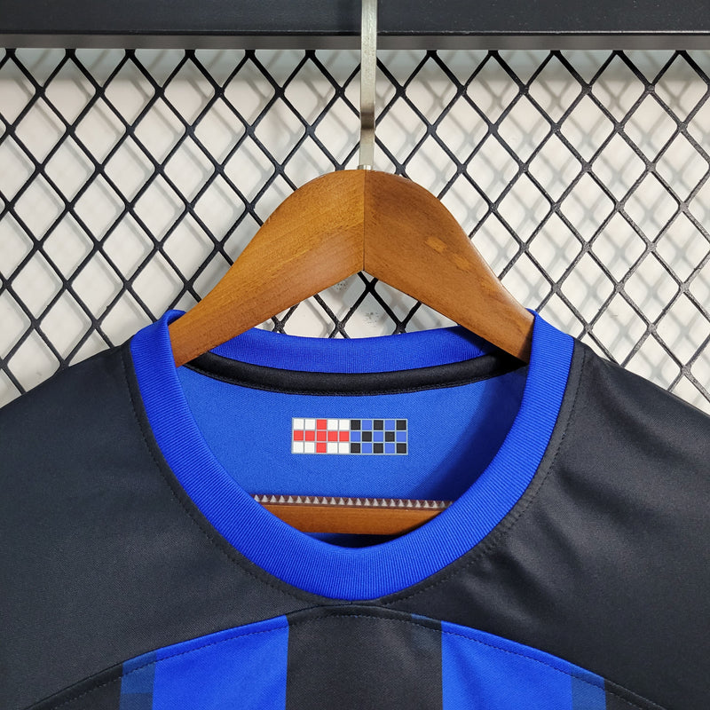 Camisa Inter de milão Home 23/24 - Torcedor Masculina - Lançamento-Krauze Sports
