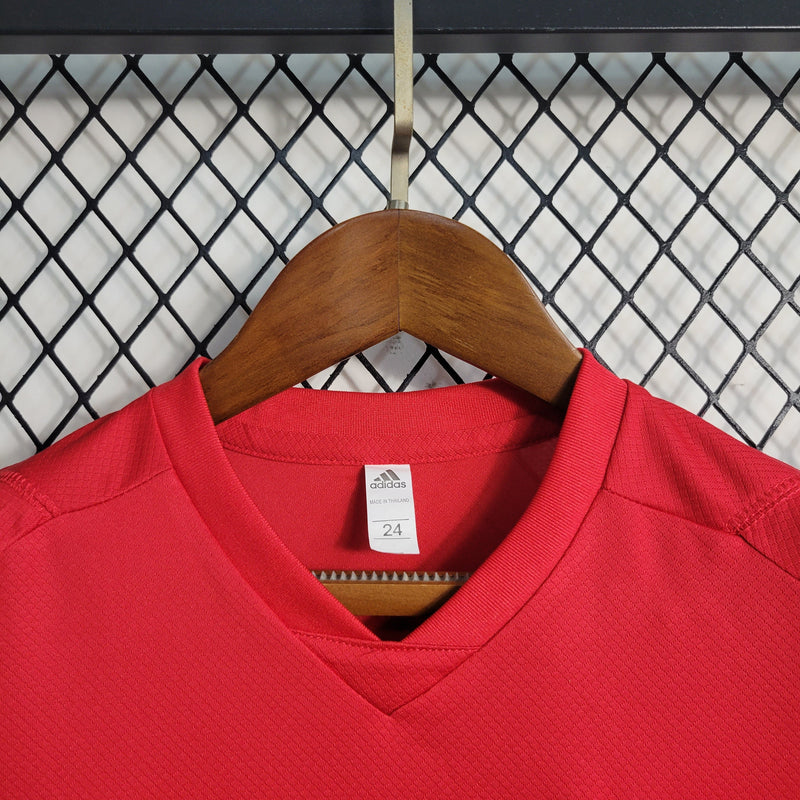 Kit Infantil Flamengo Treino 23/24 - Vermelho-Krauze Sports