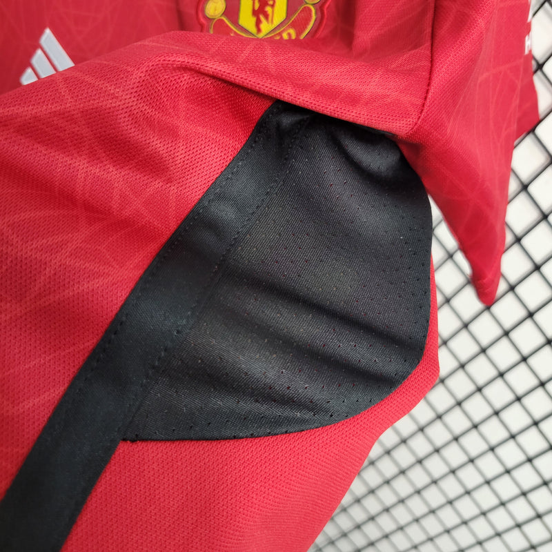 Camisa Manchester United Home 23/24 - Torcedor Masculina - Lançamento-Krauze Sports