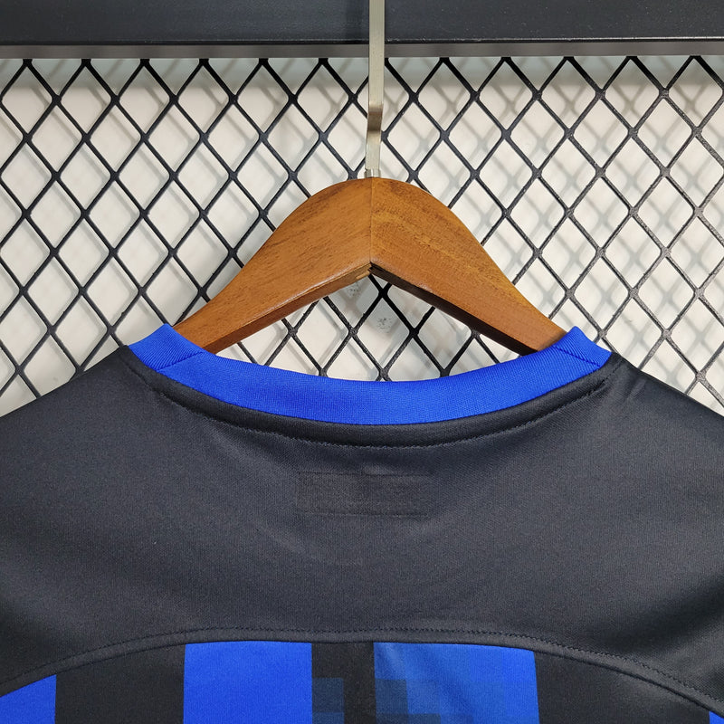 Camisa Inter de milão Home 23/24 - Torcedor Masculina - Lançamento-Krauze Sports