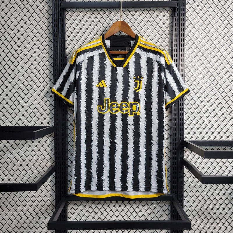 Camisa Juventus Home 23/24 - Torcedor Masculina - Lançamento-Krauze Sports