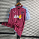 Camisa Aston Villa Home 23/24 Castore Torcedor Masculina - Lançamento-Krauze Sports