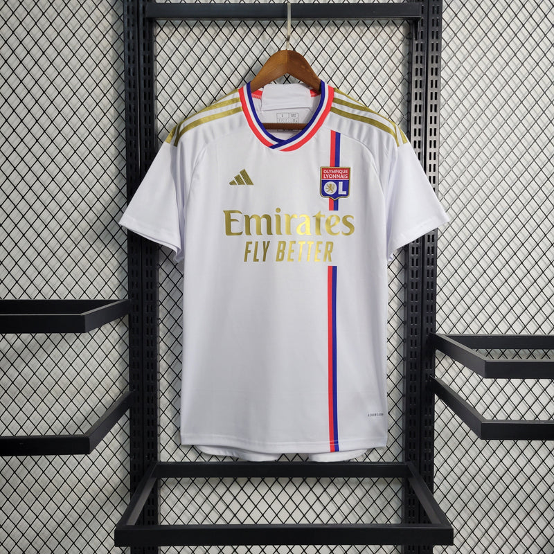 Camisa Lyon Home 23/24 - Torcedor Masculina - Lançamento-Krauze Sports