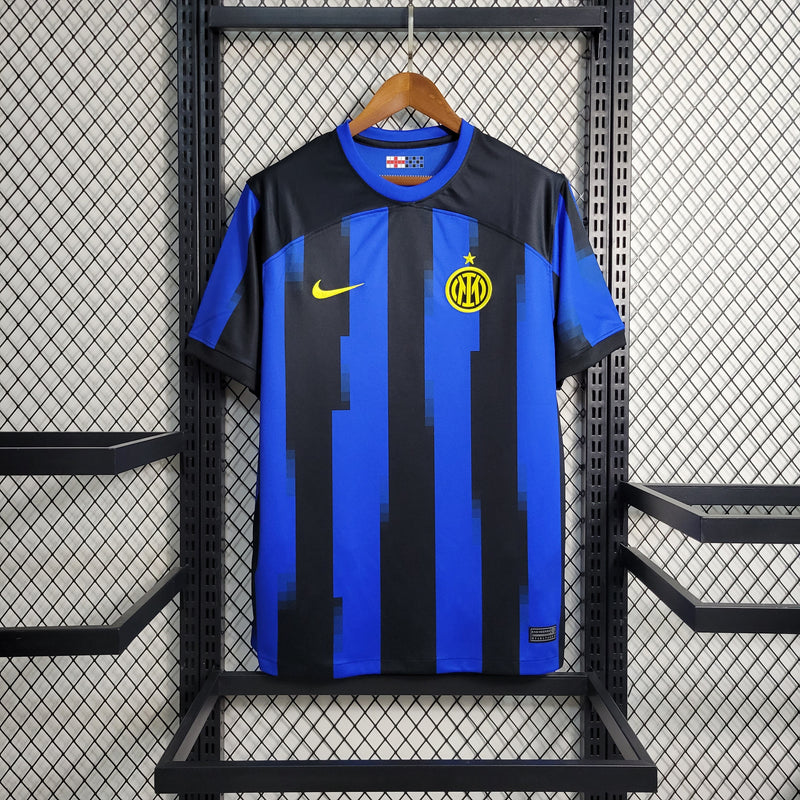 Camisa Inter de milão Home 23/24 - Torcedor Masculina - Lançamento-Krauze Sports