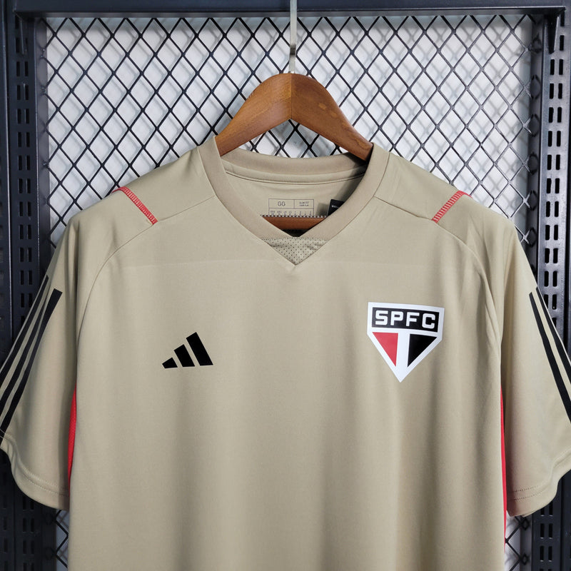 Camisa São Paulo Treino 23/24 - Torcedor Masculina - Lançamento-Krauze Sports