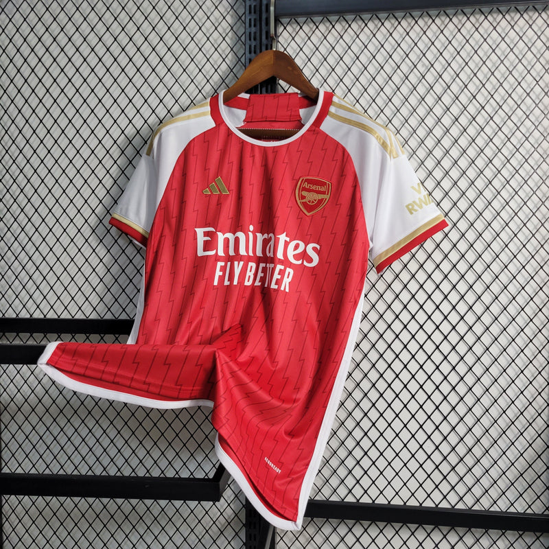 Camisa Arsenal Home 23/24 - Torcedor Masculina - Lançamento-Krauze Sports