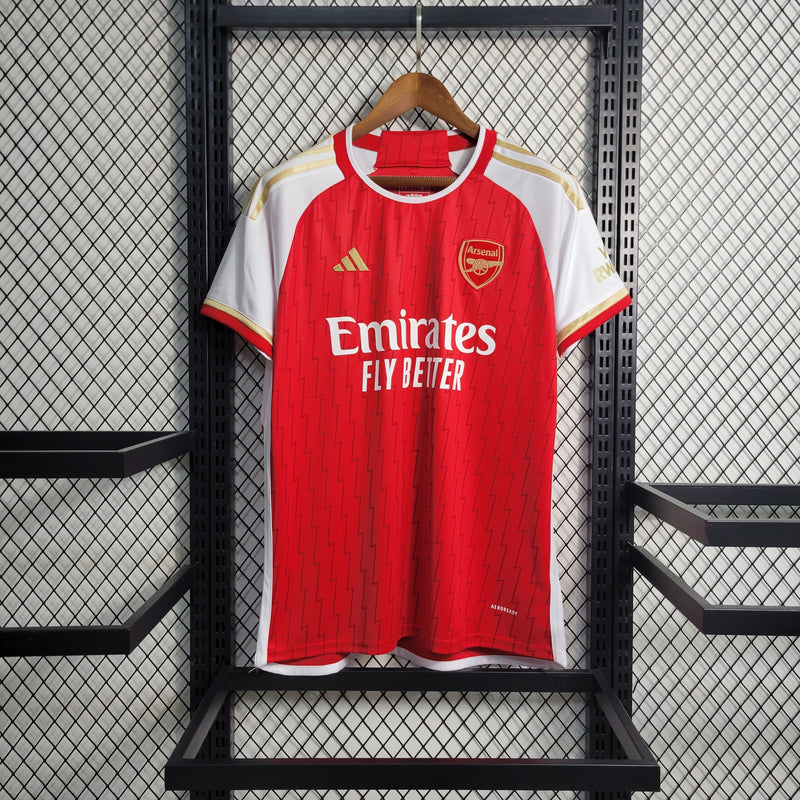 Camisa Arsenal Home 23/24 - Torcedor Masculina - Lançamento-Krauze Sports