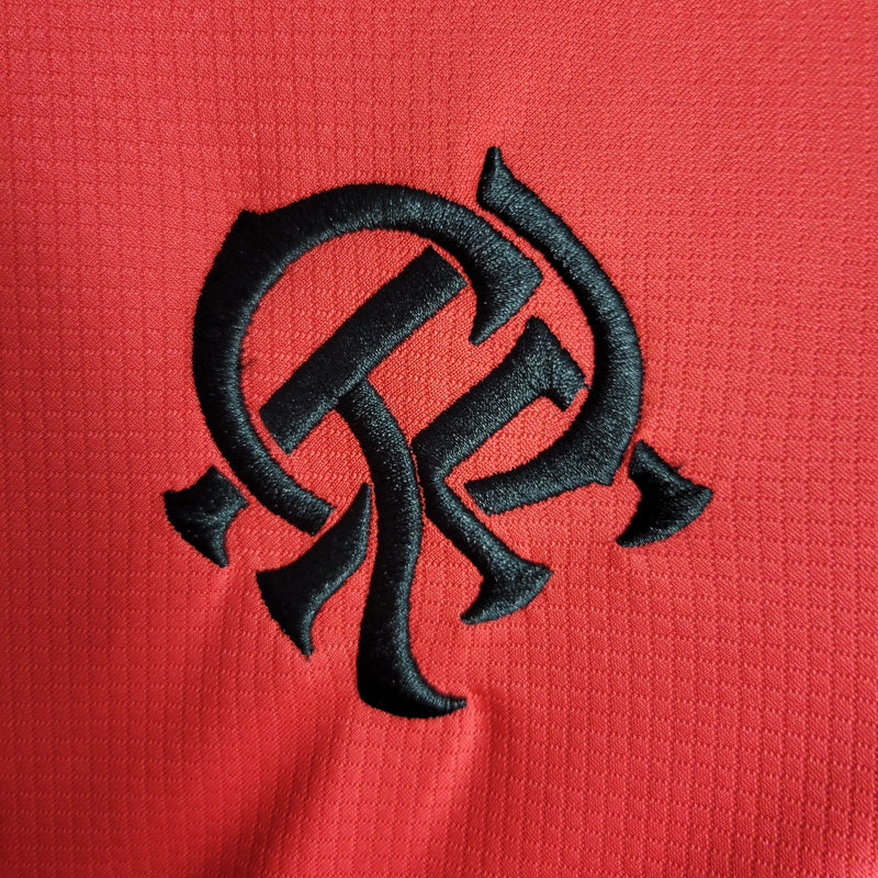 Kit Infantil Flamengo Treino 23/24 - Vermelho-Krauze Sports