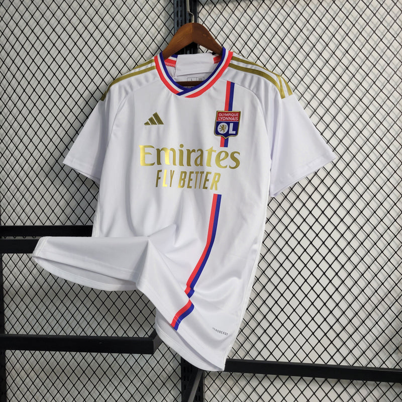 Camisa Lyon Home 23/24 - Torcedor Masculina - Lançamento-Krauze Sports