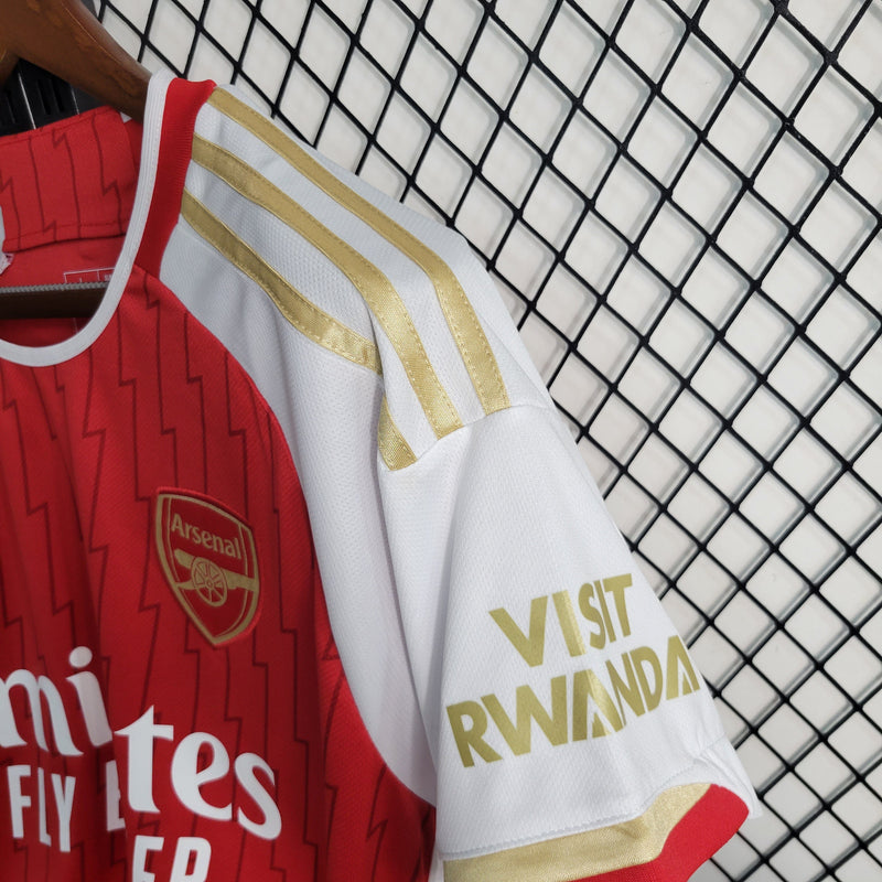Camisa Arsenal Home 23/24 - Torcedor Masculina - Lançamento-Krauze Sports
