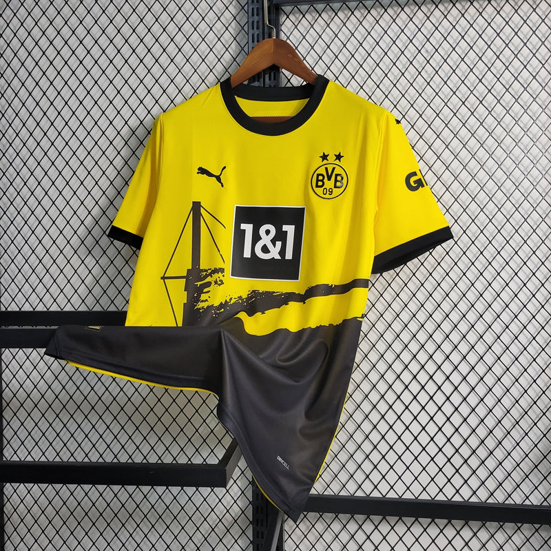 Camisa Borussia Dortmund Home 23/24 - Puma Torcedor Masculina - Lançamento-Krauze Sports