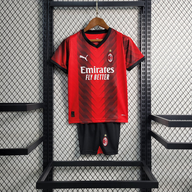 Kit Infantil AC Milan Home 23/24-Krauze Sports
